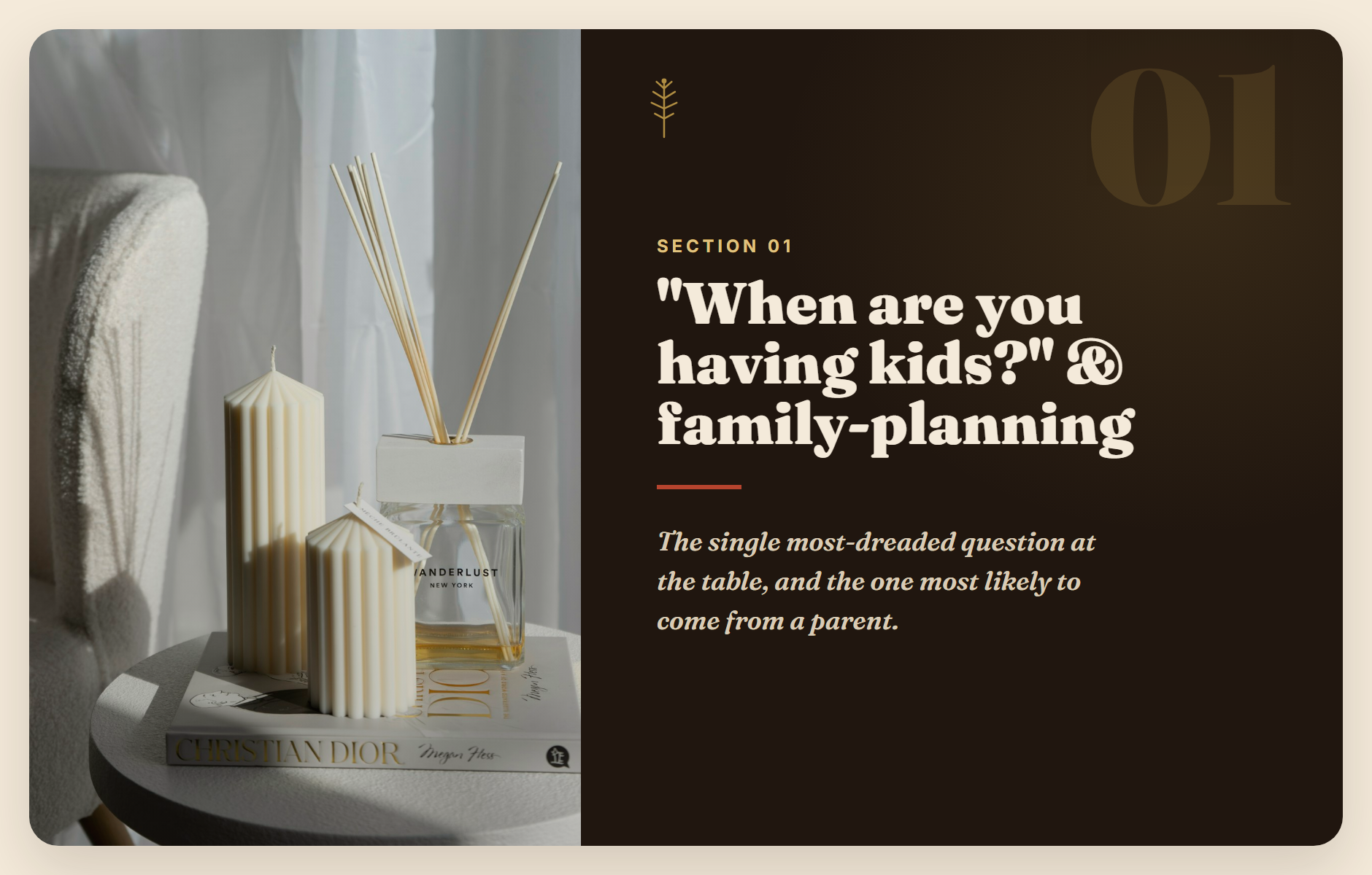 Section 1: the kids and family-planning question