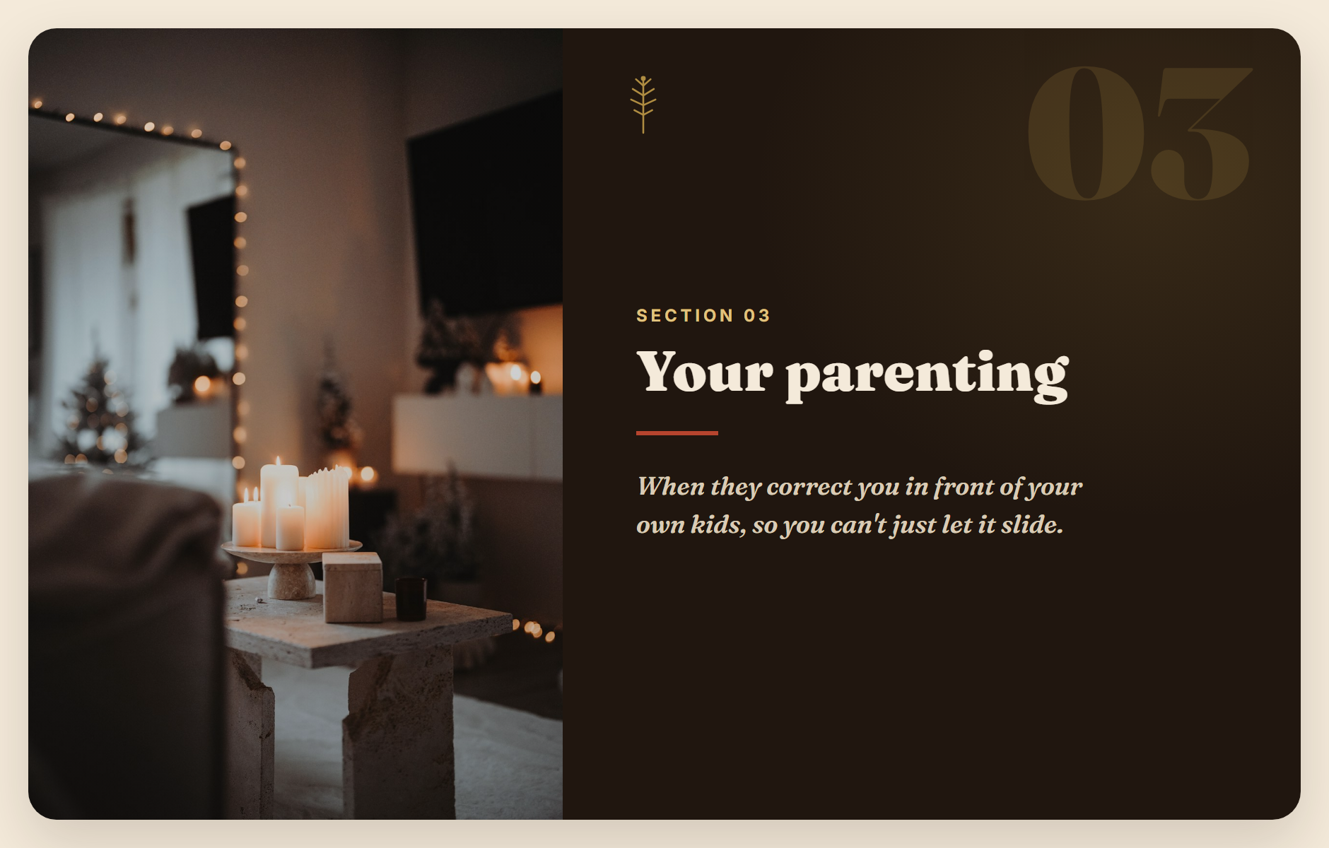 Section 3: your parenting